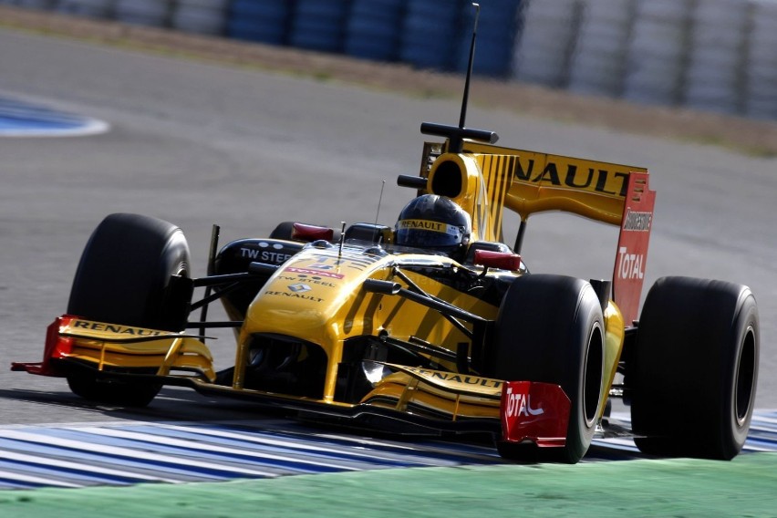 Robert Kubica na torze w Jerez