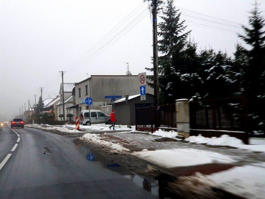 Zimowe widoki w Lesznie  6 grudnia 2021
