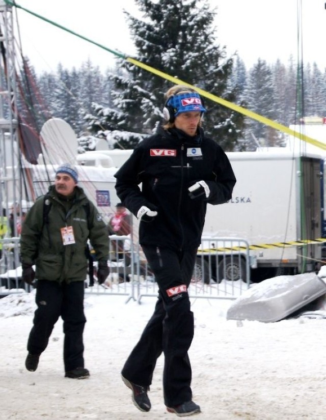 Bjoern Einar Romoeren wygrał kwalifikacje do sobotniego konkursu. Fot. Bożena Zajiczek-Panuś