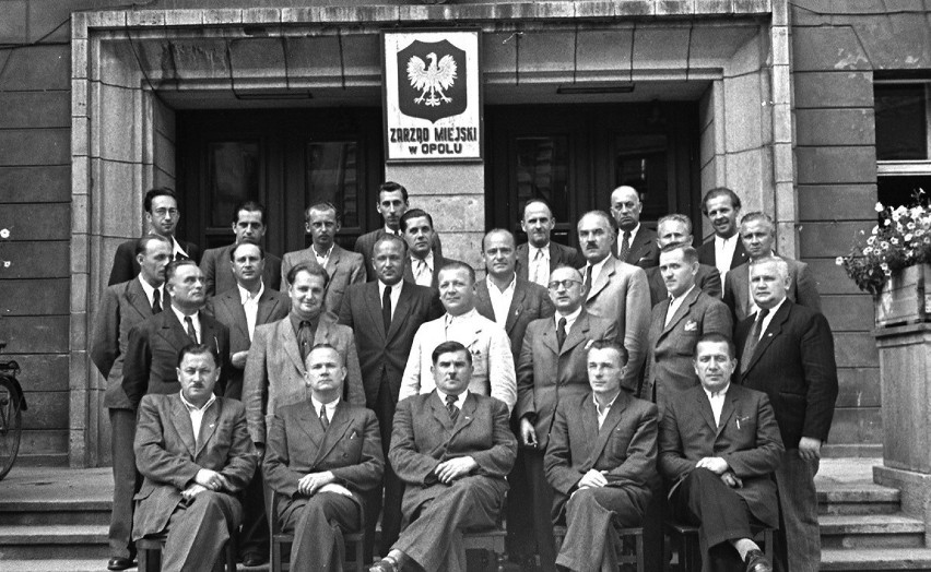 Opole z 1946 roku - prawdopodobnie członkowie Zarządu...
