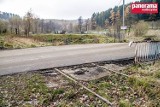 W Zagórzu Śląskim tory kolejowe zalali asfaltem