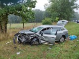 Leszno. Czołowe zderzenie na trasie Leszno - Góra 