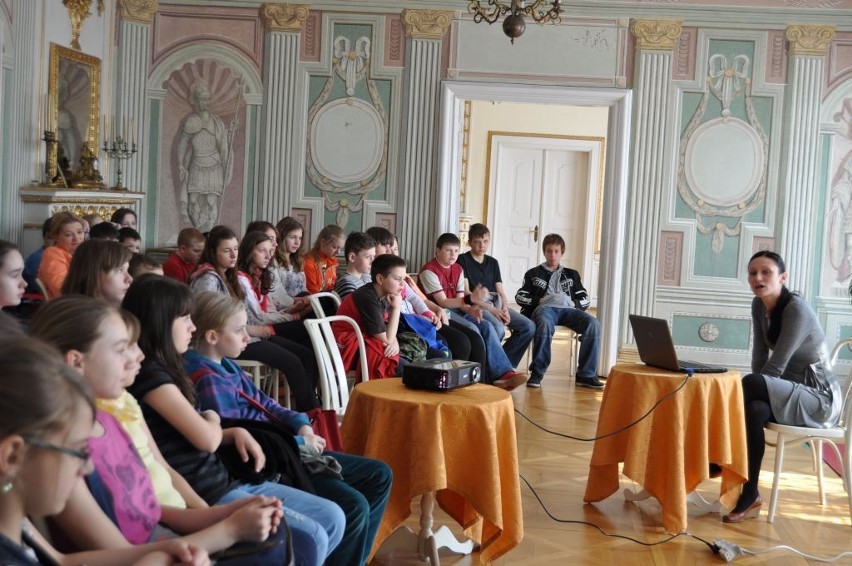 Lekcje historyczne w Pałacu Mieroszewskich w Będzinie