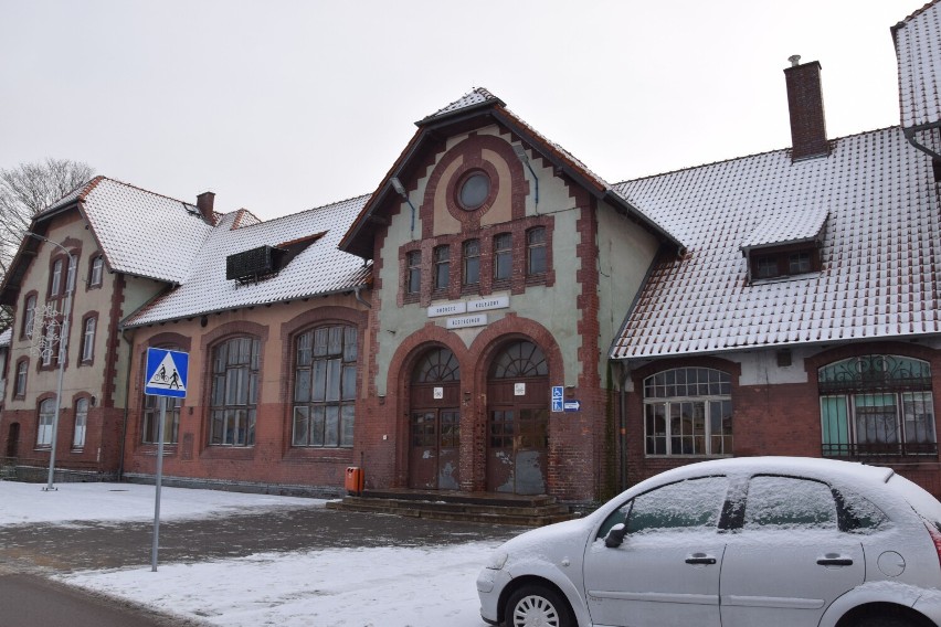 Obecny wygląd dworca kolejowego w Szczecinku