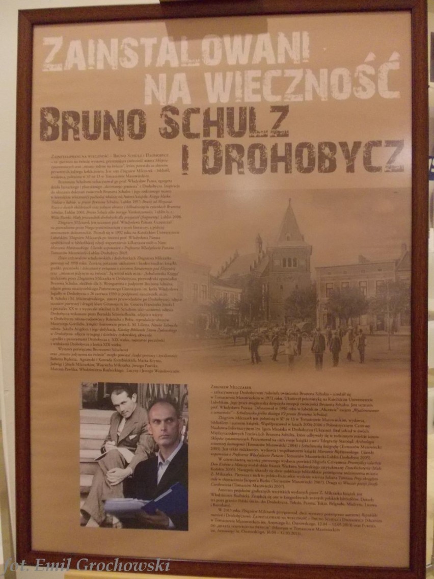 Zainstalowani na wieczność - Bruno Schulz i Drohobycz. Wystawa w Muzeum Żydów Mazowieckich