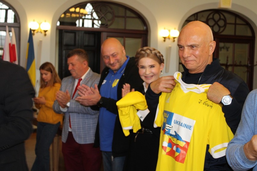 Julia Tymoszenko z wizytą w żywieckim Ratuszu