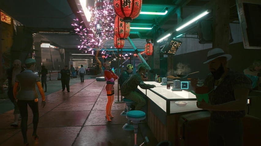 Screeny z gry Cyberpunk 2077