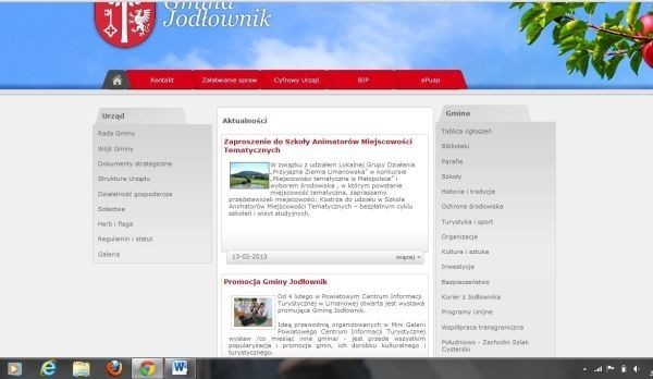 Urząd Gminy Jodłownik
www.jodlownik.pl