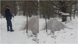 Bezdomny, mimo mrozów, koczował w turystycznym namiocie w północnej części Tarnowa. Interweniowali policjanci i zawieźli go do noclegowni