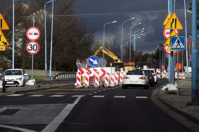 Remont ulicy Leszczyńskiej w Legnicy.