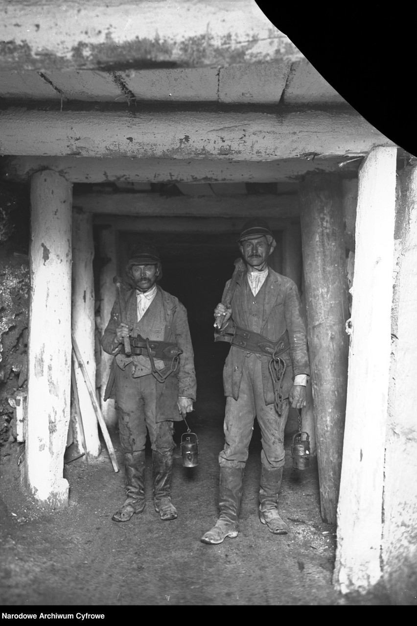 Górnicy w Kopalni Soli w Bochni