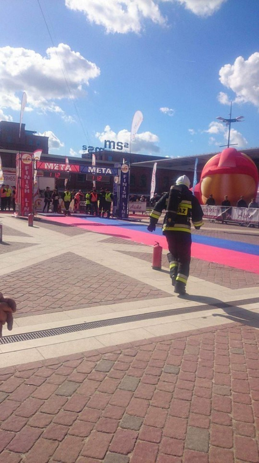 Nasz strażak walczy na Mistrzostwach Polski KZPT Firefighter Combat Challenge 2018 w Łodzi [ZDJĘCIA]