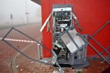Bankomat wysadzony w powietrze materiałami wybuchowymi