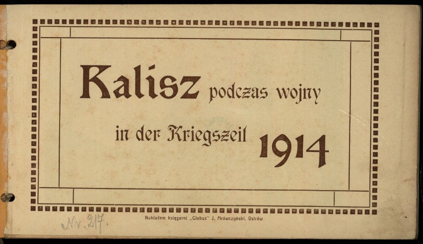 Kalisz podczas wojny 1914. Albumy ze starymi fotografiami. ZDJĘCIA