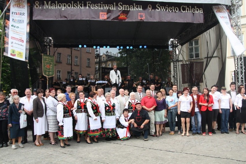 Święto chleba na pl. Wolnica na krakowskim Kazimierzu