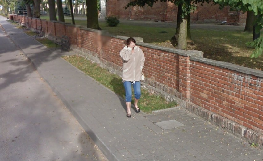 Mieszkańcy Raciążka w obiektywie Google Street View