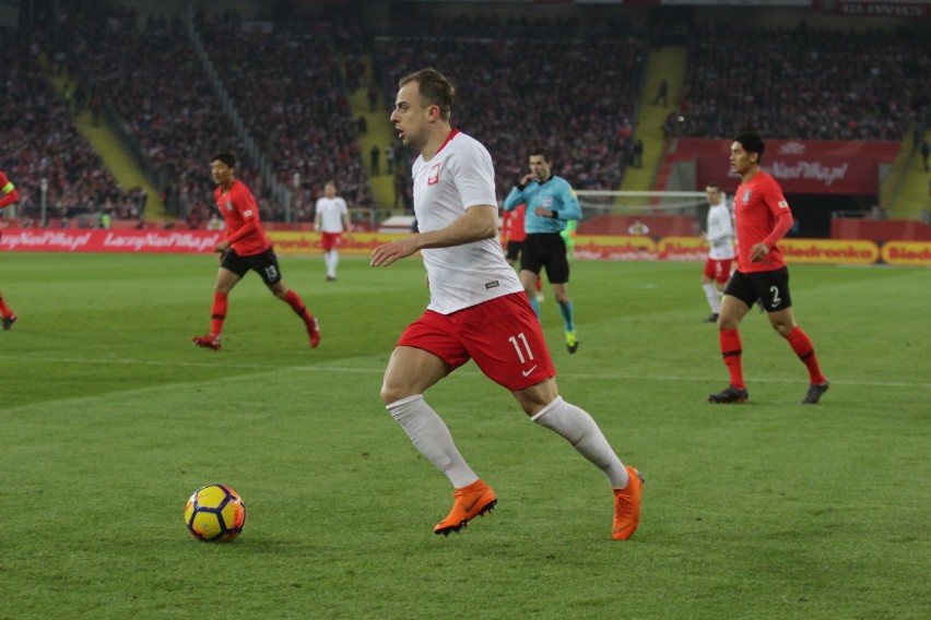 Mecz Polska - Korea Południowa na Stadionie Śląskim...