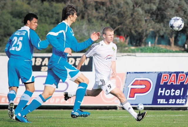Dawid Nowak po raz pierwszy na Cyprze zagrał w meczu sparingowym