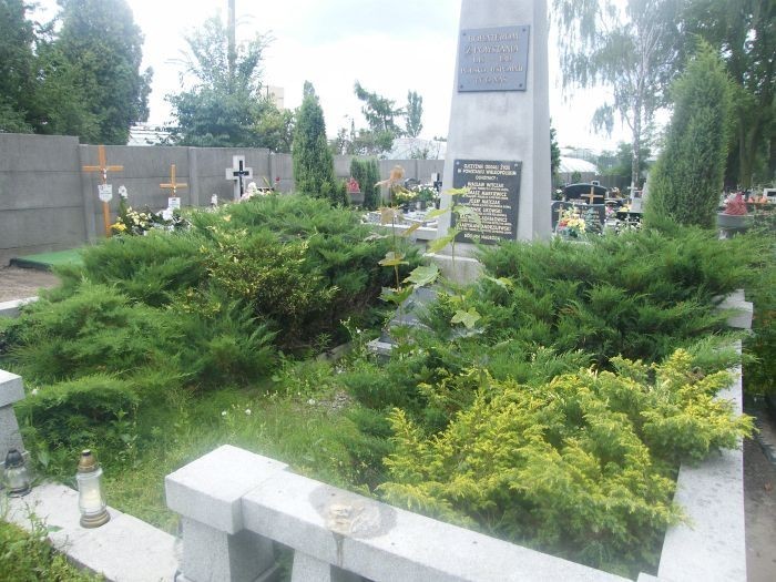 Pleszewski starosta posprzątał grób porucznika