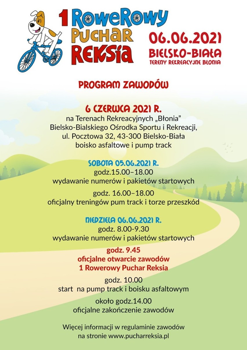 Pierwszy Rowerowy Puchar Reksia rusza jutro 6 czerwca w Bielsku-Białej. Na starcie aż 300 małych zawodników