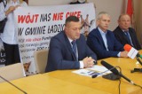 Wójt Ładzic wygłosił oświadczenie przed referendum. Przeszkodził mu niezadowolony przedsiębiorca