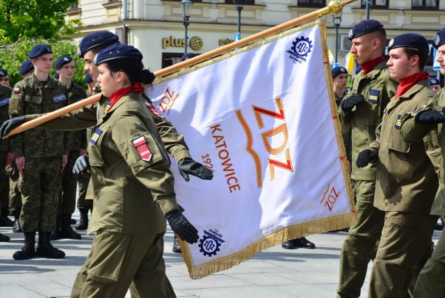 Ślubowanie uczniów szkół mundurowych w Wadowicach