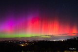 Wyjątkowe zdjęcia zorzy polarnej nad Tarnowem i regionem tarnowskim. To był niesamowity spektakl świetlny na niebie!