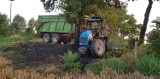 Ciągnik rolniczy uderzył w drzewo i zapalił się - kierowca niestety poniósł śmierć [ZDJĘCIA]