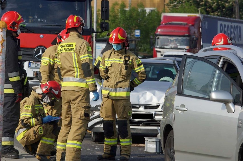 Wypadek na alei Wojska Polskiego w Kaliszu