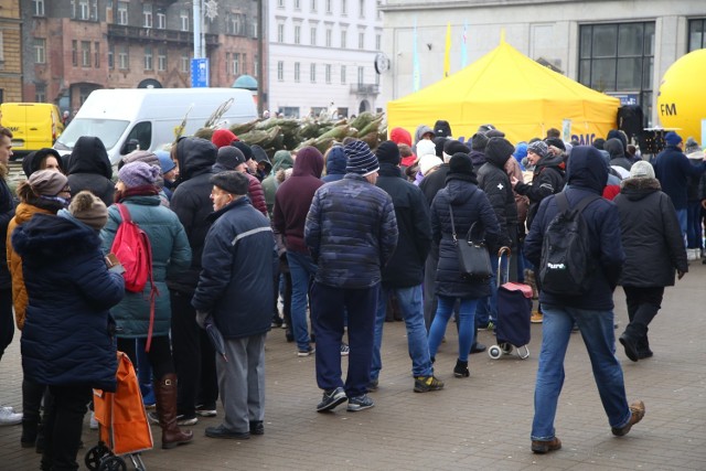 W Warszawie wydarzenie "Choinka pod choinkę" odbywało się pod dworcem Warszawa Śródmieście w niedzielny poranek (17.12). Chętnych nie zabrakło, a drzewka rozchodziły się w szybkim tempie. Zresztą zobaczcie sami, jak to wyglądało. Było kulturalnie i panowała iście świąteczna atmosfera. / zdjęcia z 2017 roku