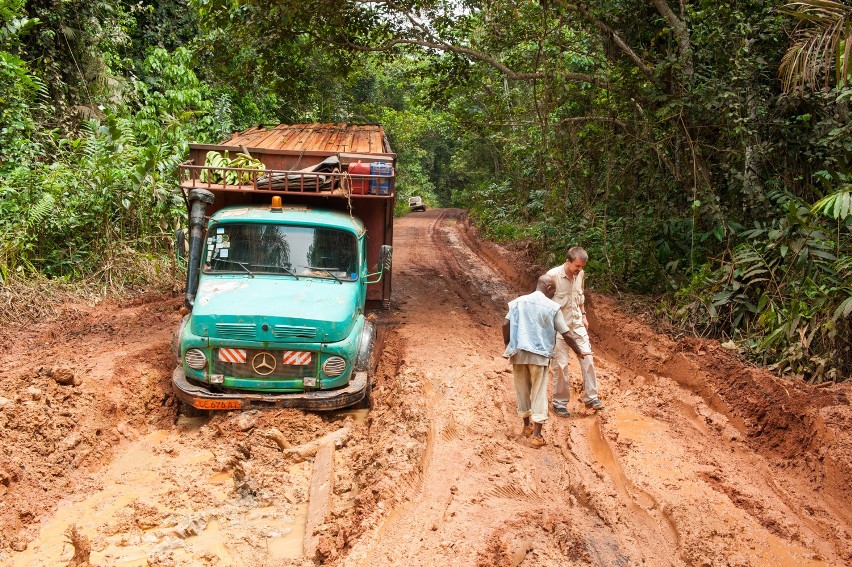 Kamerun - w drodze do Pigmejów Baka