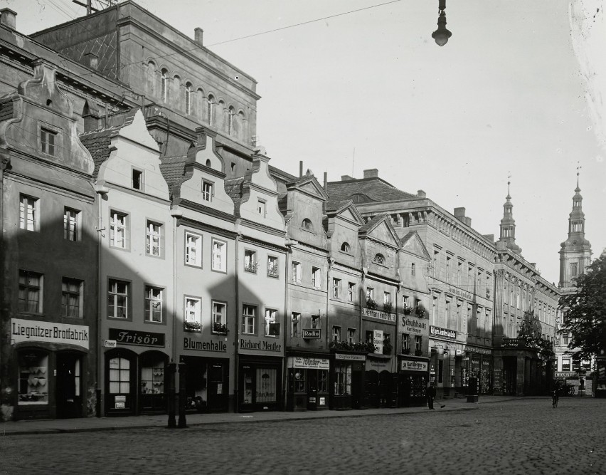 Stare Miasto, czyli centrum Liegnitz na przedwojennej fotografii [ZDJĘCIA]