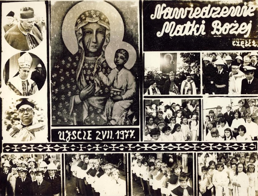 Nawiedzenie Matki Bożej Częstochowskiej. Tak wyglądało w 1977 roku, czyli 45 lat temu w parafii w Ujściu [ZOBACZ ZDJECIA]