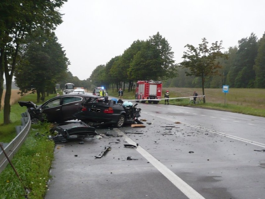 Śmiertelny wypadek koło Ostródy [zdjęcia]