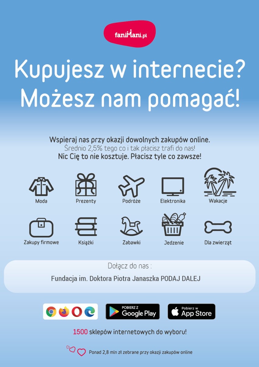 Jak zwykłe zakupy online zmienić w coś magicznego? Fundacja PODAJ DALEJ od ponad 17 lat zmienia na lepsze świat osób z niepełnosprawnościami