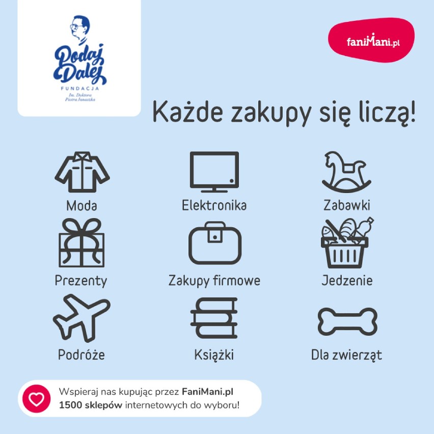 Jak zwykłe zakupy online zmienić w coś magicznego? Fundacja PODAJ DALEJ od ponad 17 lat zmienia na lepsze świat osób z niepełnosprawnościami