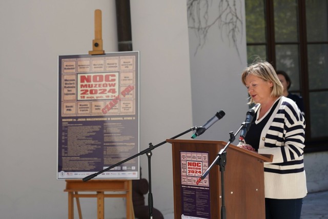 O widowisku w Noc Muzeum mówiła podczas konferencji prasowej w Muzeum imienia Malczewskiego, Justyna Górska  - Streicher, dyrektor Resursy Obywatelskiej.