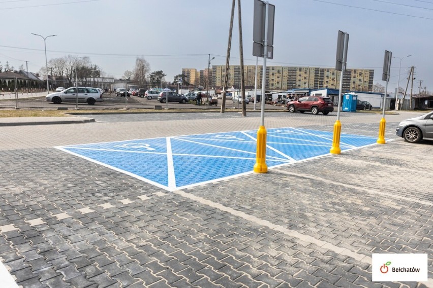 Nowy parking na targowisku miejskim w Bełchatowie
