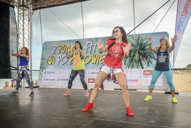 Zumba na plaży jest najlepsza