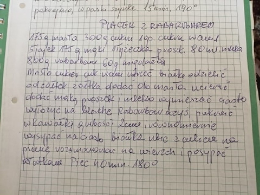 Przeczytaj sekretne przepisy na proste potrawy. Oto zapiski kulinarne babci i mamy (mnóstwo przepisów)