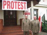 TACZANÓW - Leśnicy protestują! 