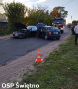 Gmina Wolsztyn: Zderzenie dwóch aut w Świętnie