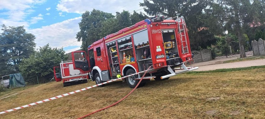 Poranna tragedia w gminie Pniewy. Mężczyzna zginął w pożarze!