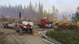 Strażacy z Piły i Trzcianki w Szwecji. Pierwsze relacje i pierwsze zdjęcia [ZDJĘCIA]