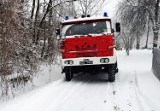 Zimowa tragedia pod Limanową. Zwłoki mężczyzny leżały przy zaśnieżonej drodze