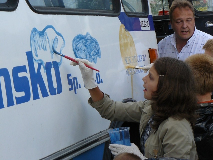 Kolorowy autobus PKS Radomsko