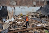 Ruszyła rozbiórka zawalonej kamienicy w centrum Kielc przy teatrze "Kubuś" (WIDEO, ZDJĘCIA)