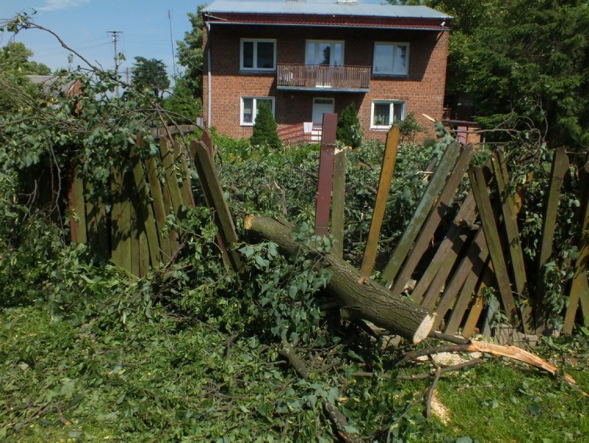 Nawałnica w powiecie kraśnickim: Wojewoda zapowiedział pomoc finansową dla poszkodowanych