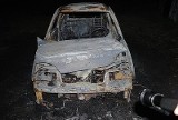 Podpalenie auta w Mysłowicach przy ulicy Skośnej
