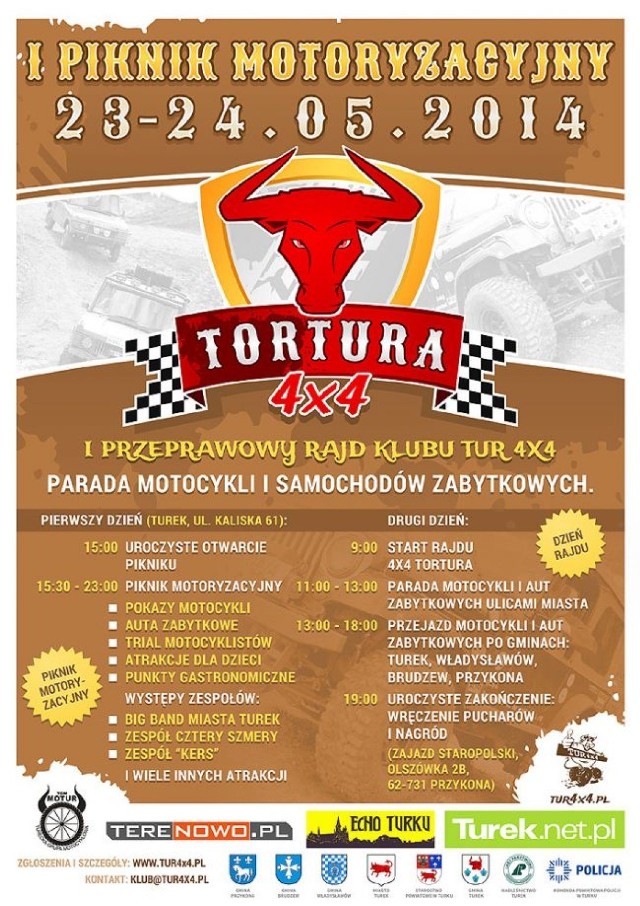 I Piknik Motoryzacyjny w Turku - Tortura 2014